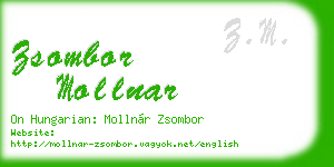 zsombor mollnar business card